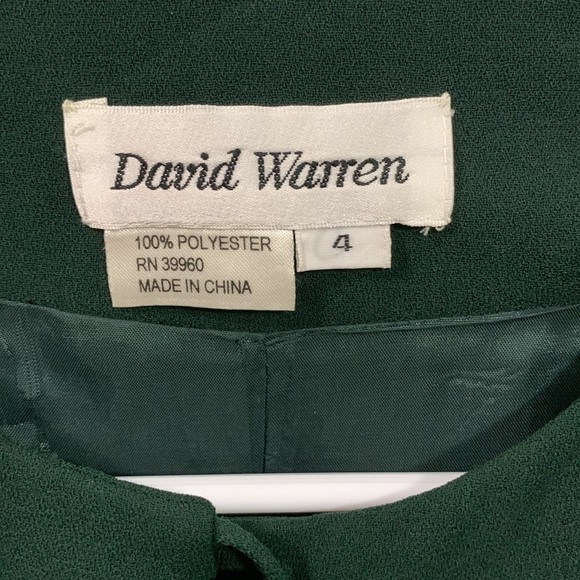 David Warren button up jacket cropped and embroidered/ reduced from MSRP $188 - Picture 4 of 9